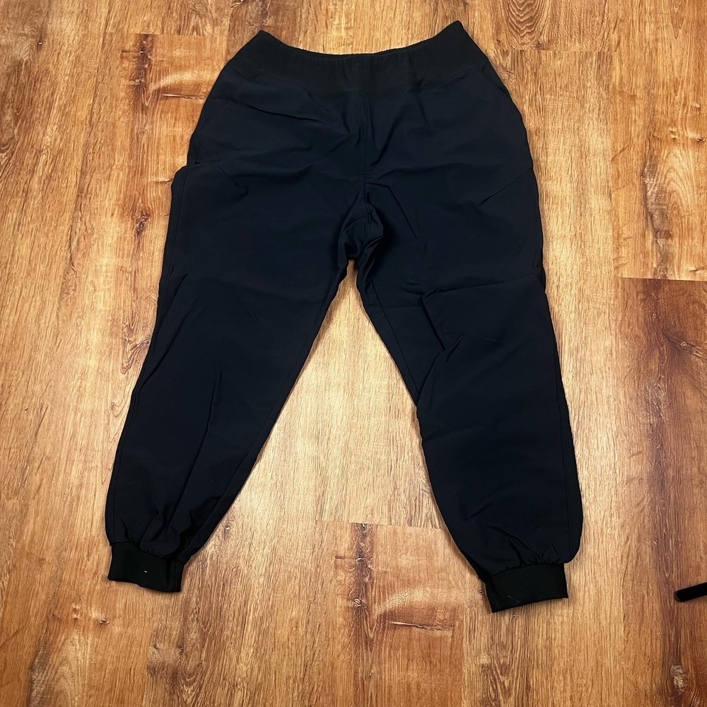 Spyder Active Womens Black Flat Front Tapered Leg Jogger Pants Size XL
